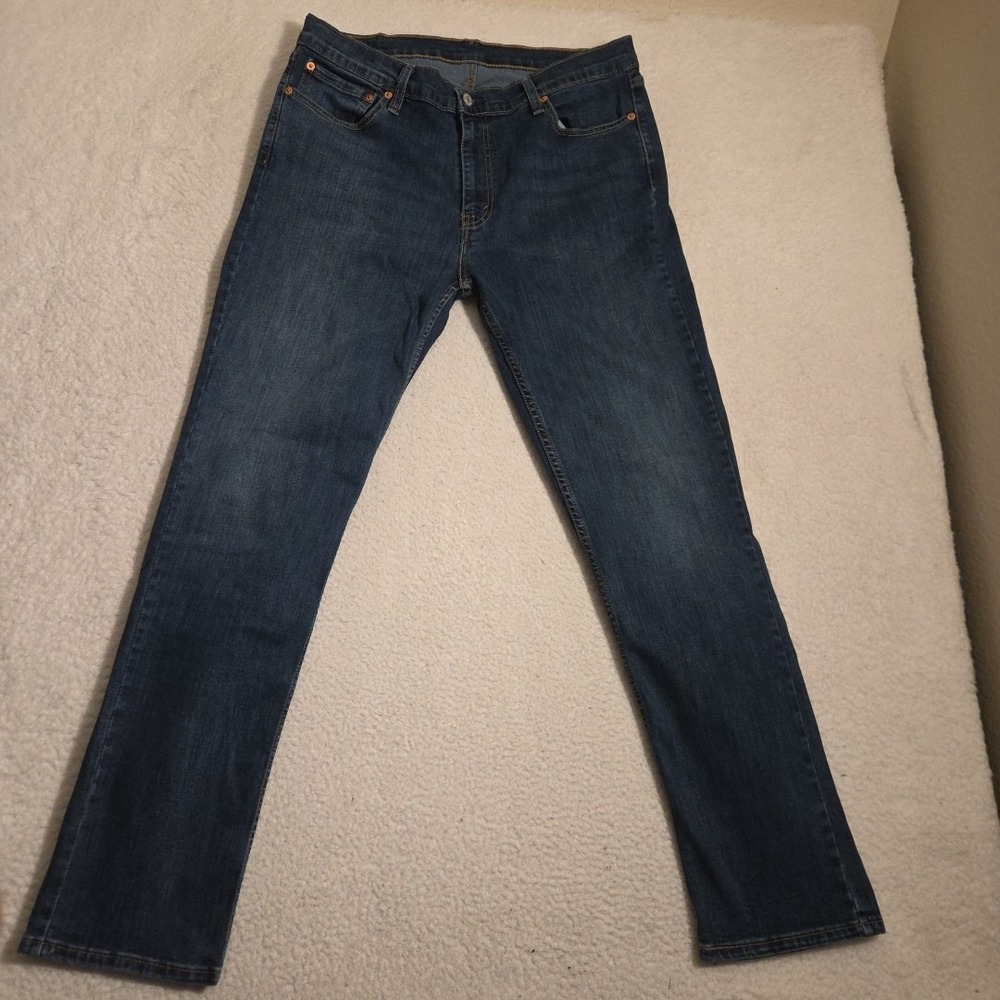 Levi's Jeans Mens 36x32 (34x31) Fit Blue 511 Slim Fit Dark Washโ Denim Pants